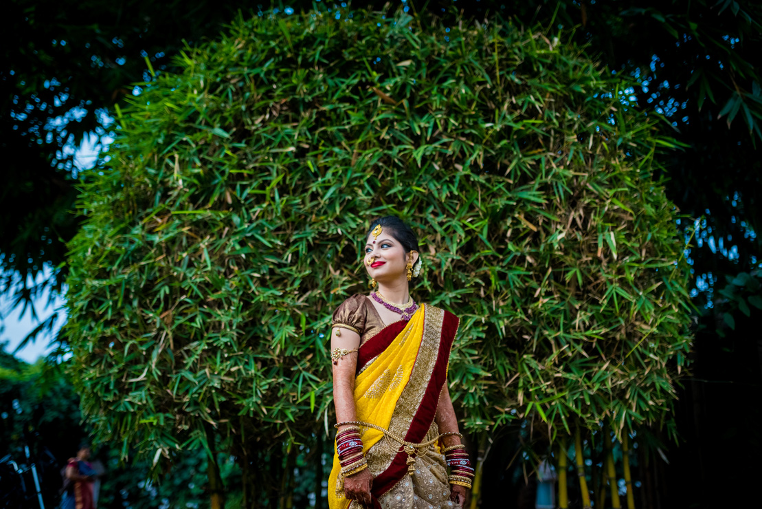 The wedding story of nupur & kaushik : shot at temple tree leisure, bangalore