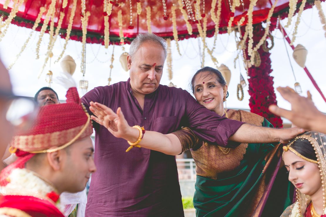 The wedding story : nikhel+bhavani @prestige golfshire, bangalore