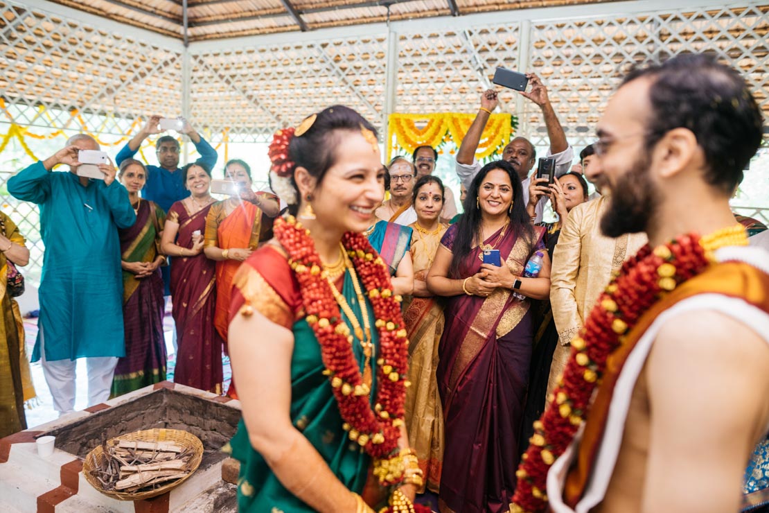 A wedding at art of living ashram: divya+asher