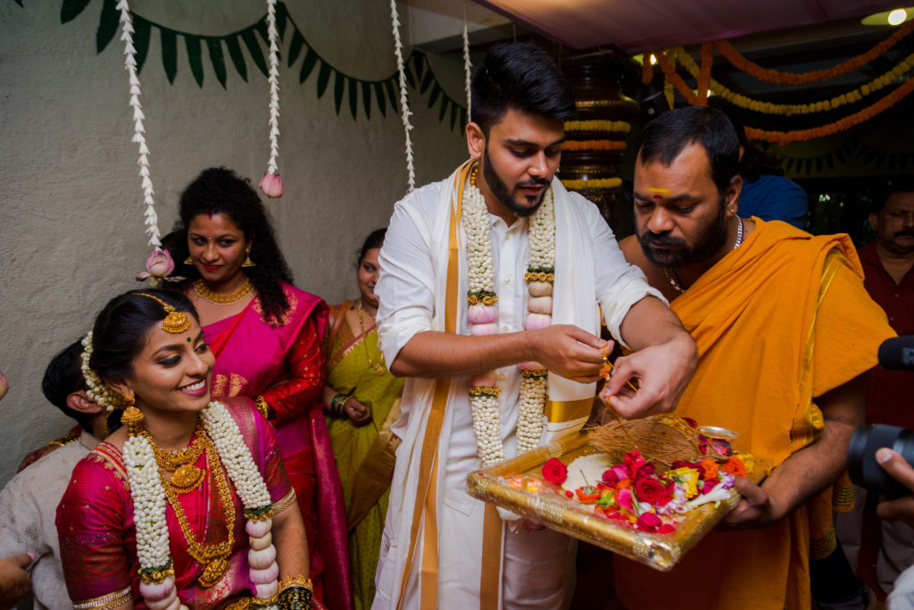 Arya samaj wedding : priya+vikrant @ganjam mantap, bangalore